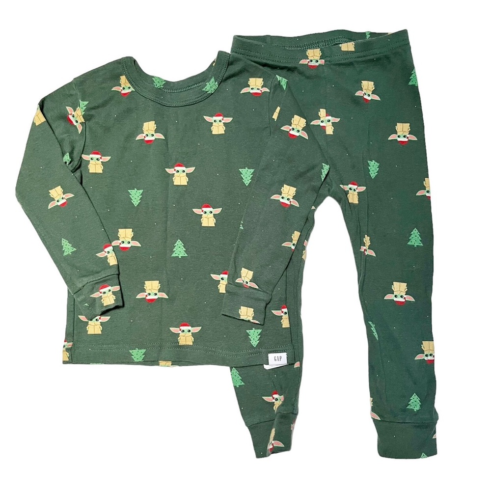 {GAP} Organic Cotton Star Wars Grogu Baby Yoda PJ Set - Size 14